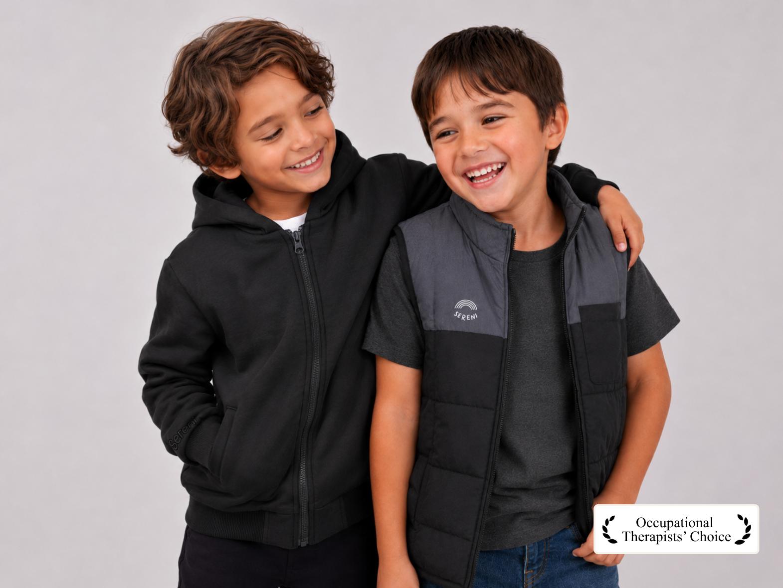 Calming clothing with weights built in.