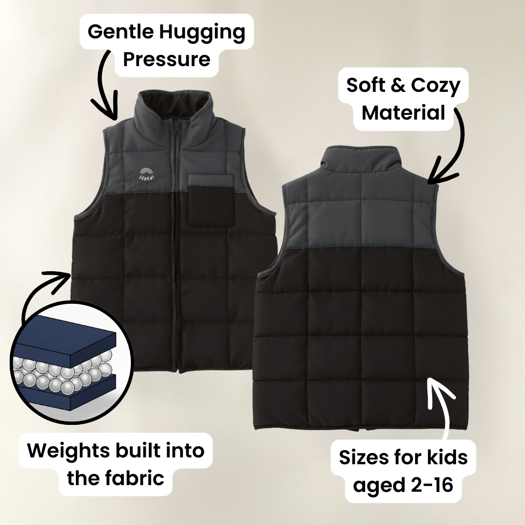 Charcoal Weighted Calming Vest